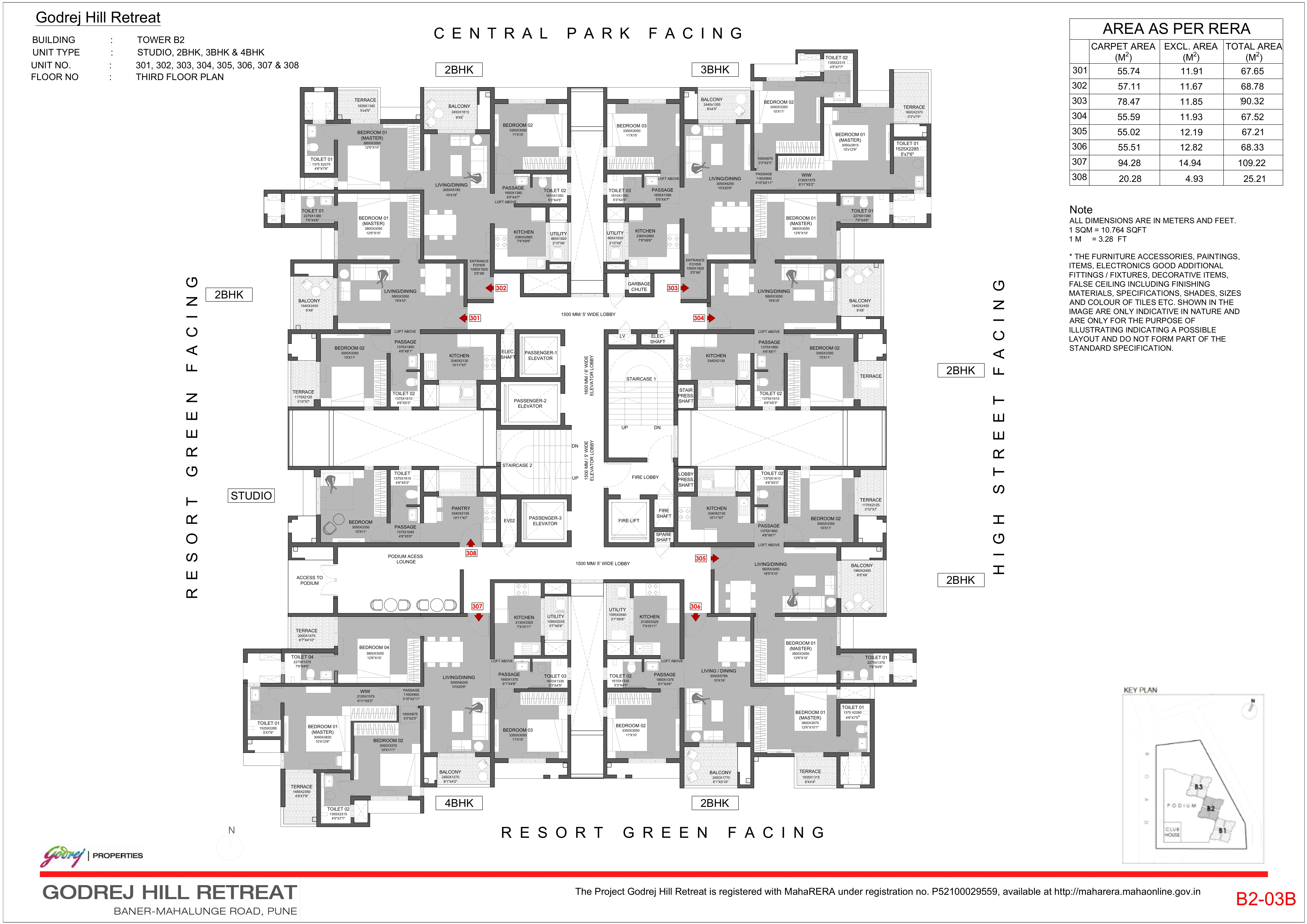 Godrej Hill Retreat Floor plan 4